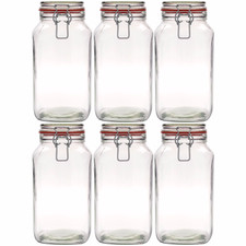 6 Drahtbügelgläser 2590ml