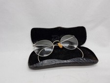 Nickelbrille in Metalletui Carl Bessler Bügelbrille Brille, Vintage