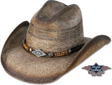 Stroh-Hut Westernhut Cowboyhut