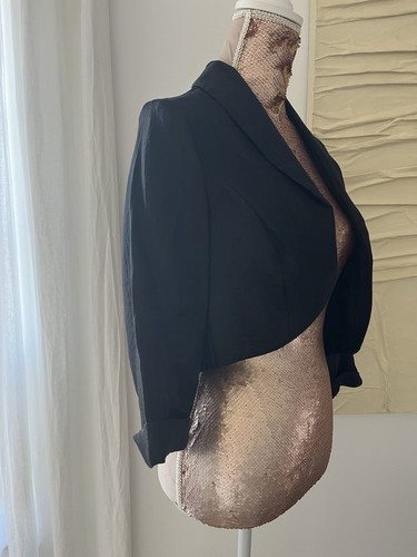Jacke bolero schwarz - jacke, gr.