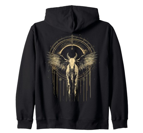Gothic kapuzenjacke baphomet - gothic,