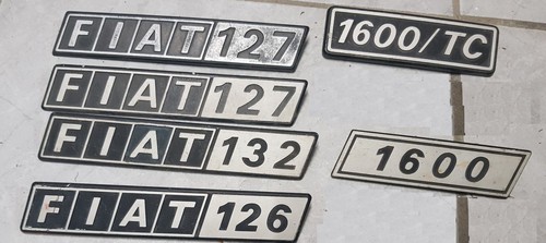 Logo original fiat 127 - original, 126