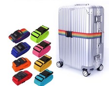 Koffergurt 2 4 Stück Auffällig Verstellbar Koffer 200cm Kofferband Gurt Gurtband