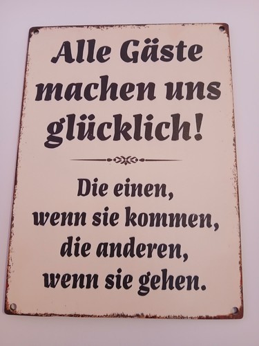 Holzschild mit spruch neu - mit,