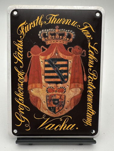 Emailleschild thurn taxis - thurn, &