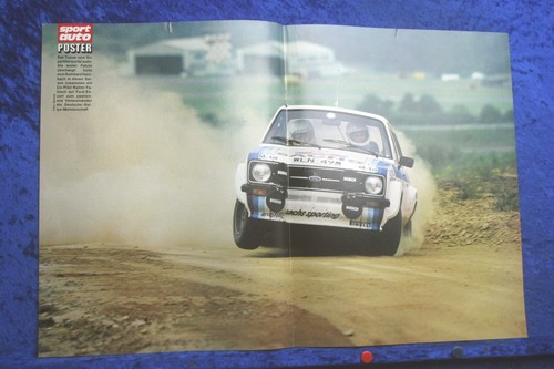 Poster ford escort - escort, rallye