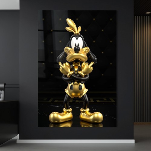 Wandbild luxus goofy - wandbild,