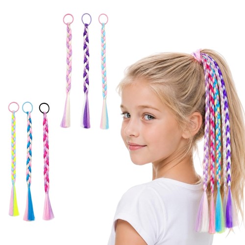 Bunte geflochtene - 6x,