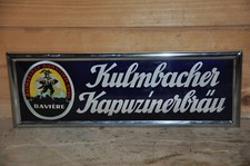 Altes Brauereischild/Imoglasschild,Kulmbacher Kapuzinerbräu,Brauerei Bayern