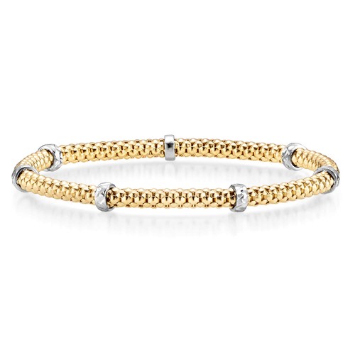 4mm himbeer armband mit rollo - 4mm,