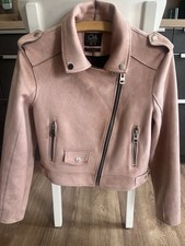 Damen Biker Lederjacke Größe