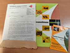 Landmaschinen Niewöhner WÜHLMAUS Preisliste + Prospekt  M6