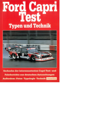 Ford capri test typen und - test,