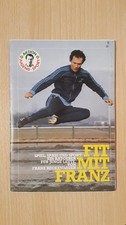 Heft Franz Beckenbauer HSV Hamburger SV Fit mit Franz mit signierten Aufkleber