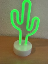 Kaktus Lampe Neon LED Timer