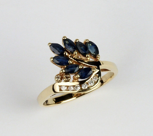 14k gelbgold ring - ring, mit
