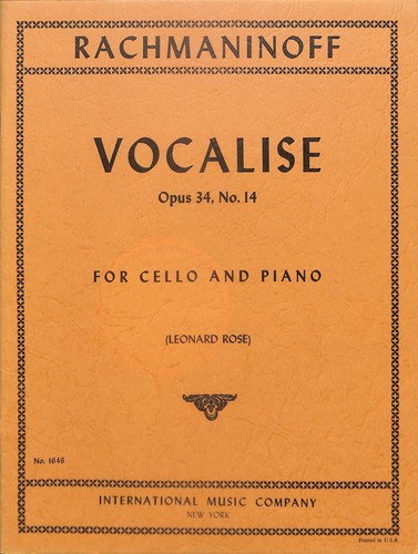 Rachmaninoff vocalise for - -,
