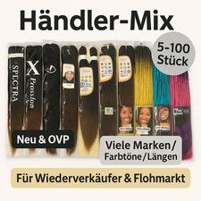 Mix 100x großposten zopfhaare - mix,