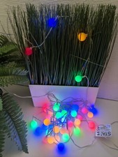 LED Kugel Lichterkette Berry für Garten Party Ball Deko Lichterkette bunt 7,35m