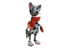 Katze mit tasche - katze,
