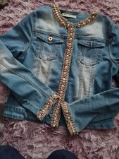 Goodies Jeans / Jeans Jacke Mit Perlen 