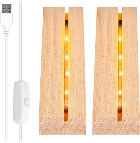 Led sockel holz - sockel,