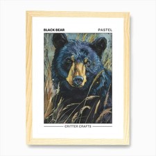 Schwarzbär Pastell Aquarell 2
