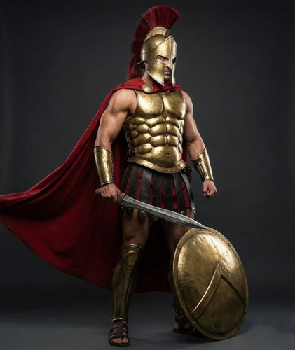 Spartaner leonidas ganzkörper - spartaner,