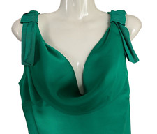 aufregendes *Ashley Brooke* Damenkleid Cocktailkleid seidenfeeling grün38 NEU