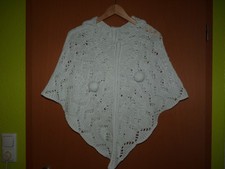 Mädchen  Poncho  creme - weiß  Häkel / Strick Colours of the world Einheitsgröße