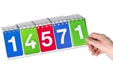 Aufschlagzahlen, Zahlentafeln