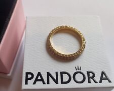 Pandora Ring Memory Ring Pave in Goldfarben Gr. 58