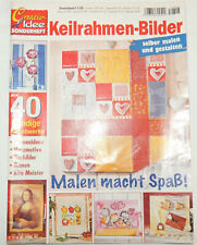 Zeitschrift Creativ Idee Sonderheft C318 Keilrahmen-Bilder Malen macht Spaß Kuns