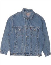 CASA BLANCA Herren Jeansjacke UK 44 2XL Blau Baumwolle CV01