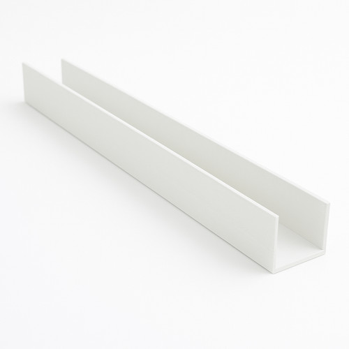 Profil 20cm 5mm weiß - 20cm, 1,5mm