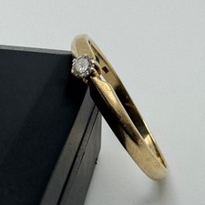585 Gold Ring mit Diamant –