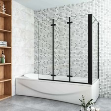 140cm 6mm ESG Faltwand mit