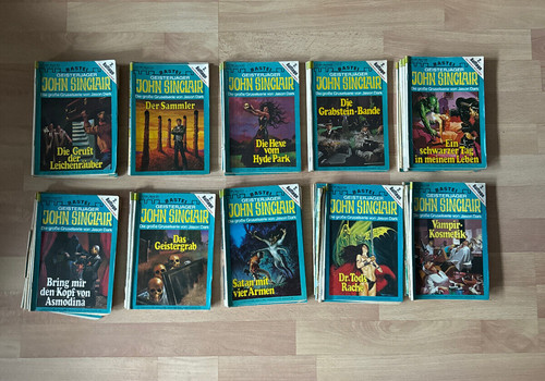 49x john sinclair romanhefte - john,