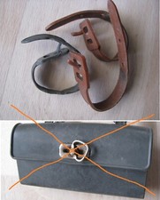 Halter-Schnallen  für DDR Fahrrad-Tasche Sattel-/Werkzeug-Tasche 1970/80 Vintage