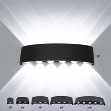 LED Wandleuchte Wandlampe Innen Außen lampe mit Bewegungsmelder Up Down 2W-12W