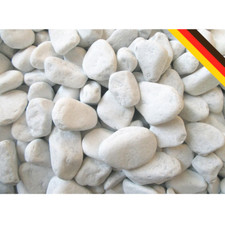 Dekosteine | Weiß | 25-40mm | Marmorkies | Natursteine zur Dekoration | Zierkies