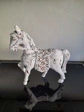 Deko-Pferd Holz Shabby Vintage Landhaus