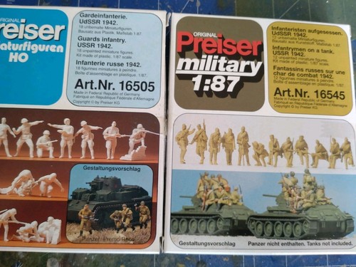 Preiser military konvolut - preiser, 1:87