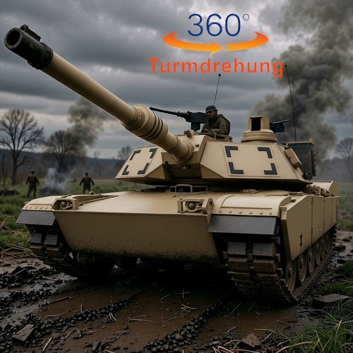 Panzer abrams m1a2 1 - panzer, 1:16