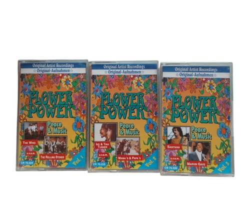 Musikkassette flower power - musikkassette,