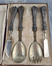 Antikes silbernes Vorlege