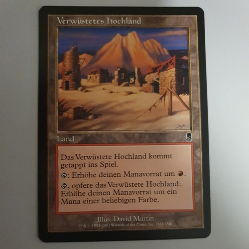 Mtg verwüstetes hochland - verwüstetes,