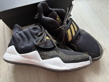 Adidas Deep Threat Basketballschuhe Sneaker Neu Schwarz/Gold