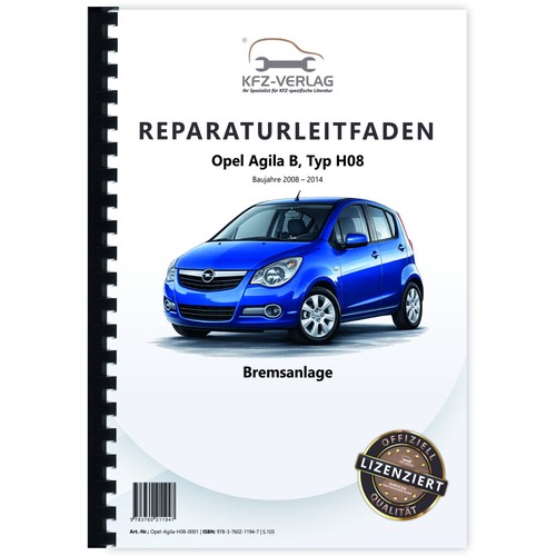 Opel agila typ h08 2008 - agila, b