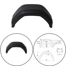 1 x Kotflügel Anhänger 13 Zoll Kunststoff 2066 660x200x330mm Schutzblech SP660mm